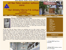 Tablet Screenshot of narishikshaniketanpgcollege.com